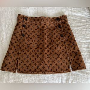 Louis Vuitton Monogram Mini Skirt